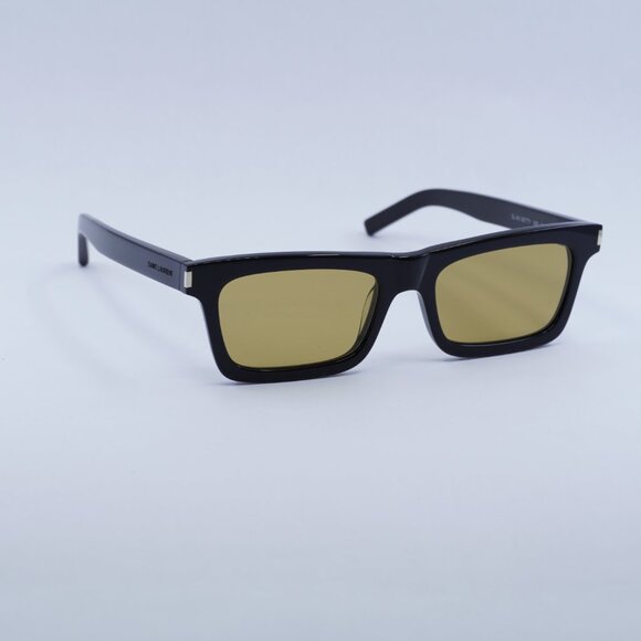 ?️ New Saint Laurent SL461 BETTY 008 Sunglasses - Black Frame, Yellow Lenses main image 6